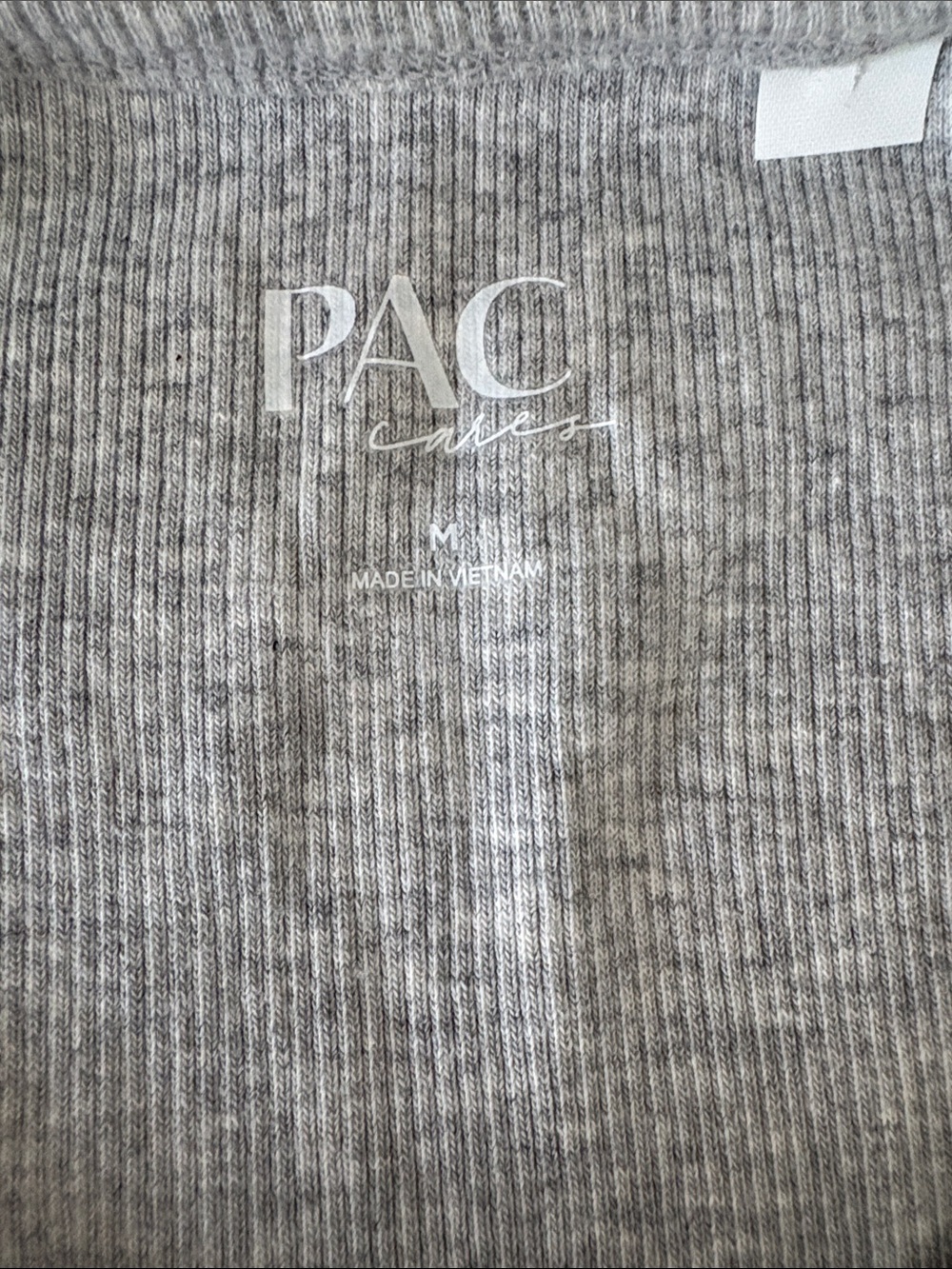 bp Gray Ribbed High-Neck Tank - Picture 3 of 3